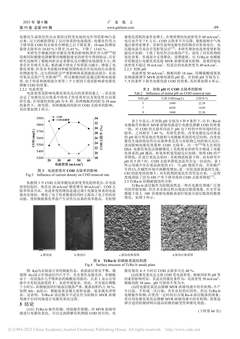 Ti_Ru-Ir电极电催化...法降解MVR浓缩母液的研究_卜兆骏.pdf_第3页