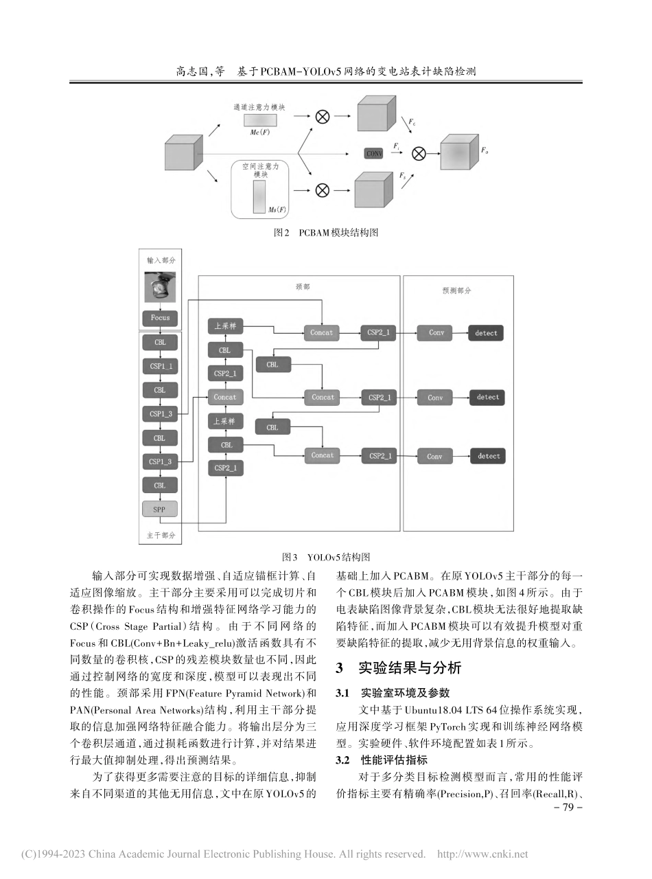 基于PCBAM-YOLOv5网络的变电站表计缺陷检测_高志国.pdf_第3页