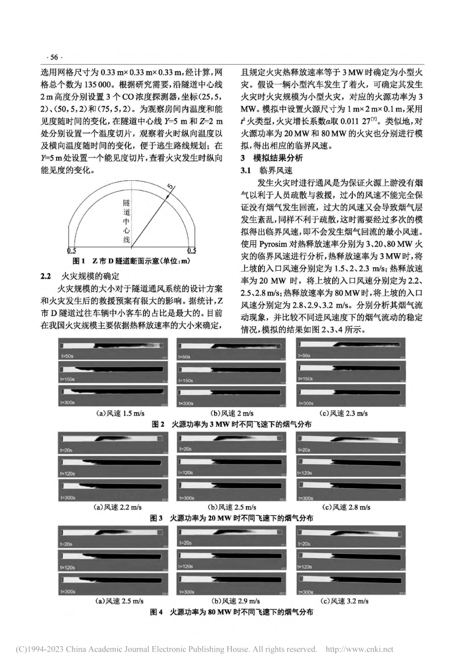 基于Pyrosim的隧道火灾数值模拟与分析_牛奕.pdf_第2页