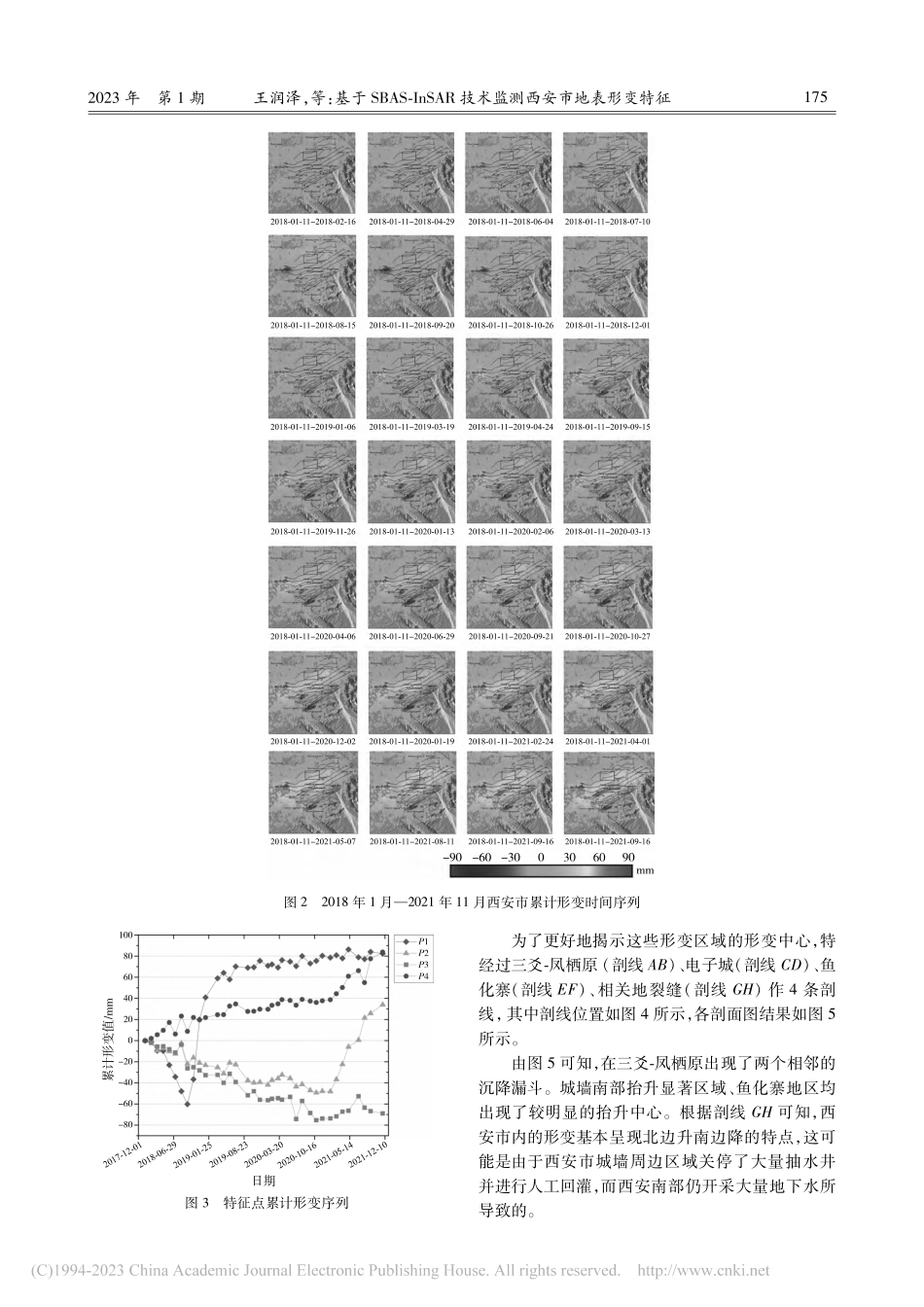 基于SBAS-InSAR技术监测西安市地表形变特征_王润泽.pdf_第3页