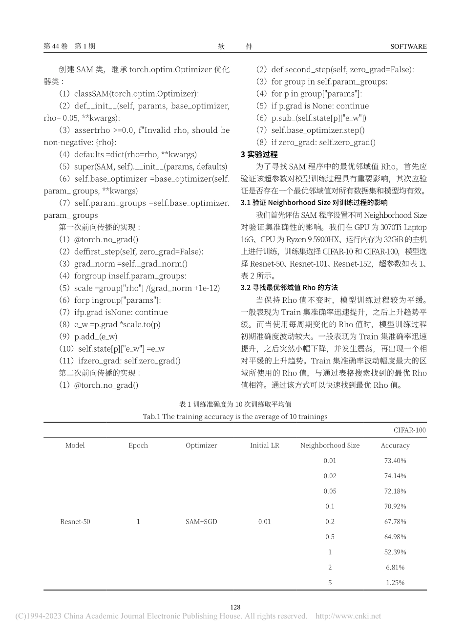 基于Sharpness-A...on程序的最优Rho值选择_沈奥然.pdf_第3页