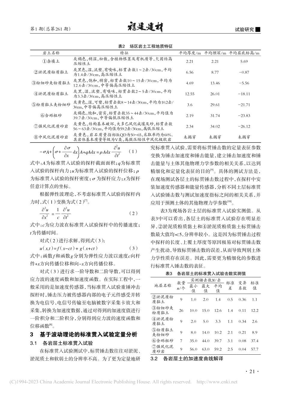 基于波动理论改进标准贯入试验的研究_陈吓俤.pdf_第2页