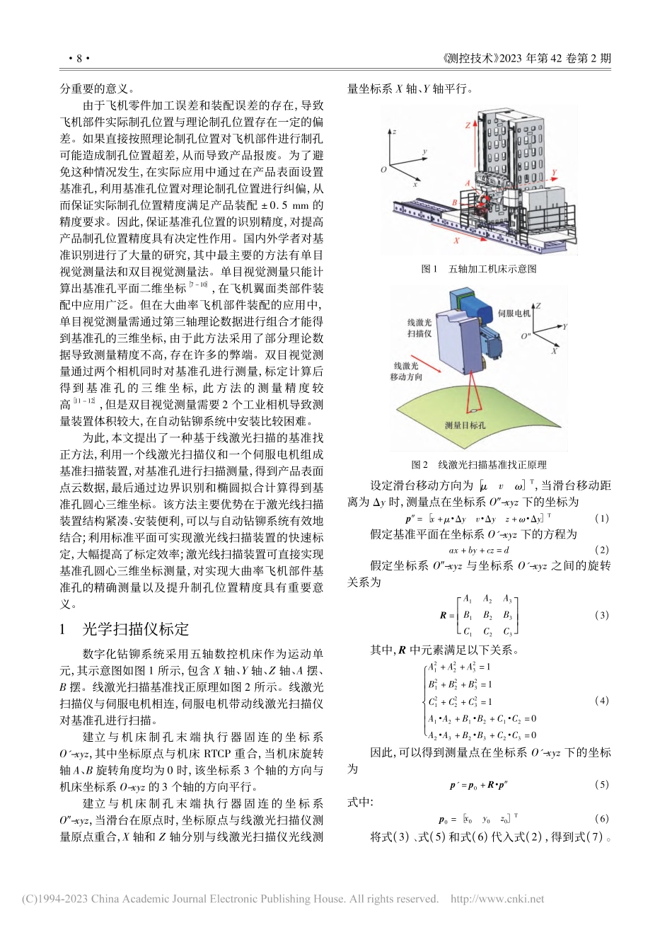 基于光学扫描的高精度基准孔测量方法研究_陈强.pdf_第2页