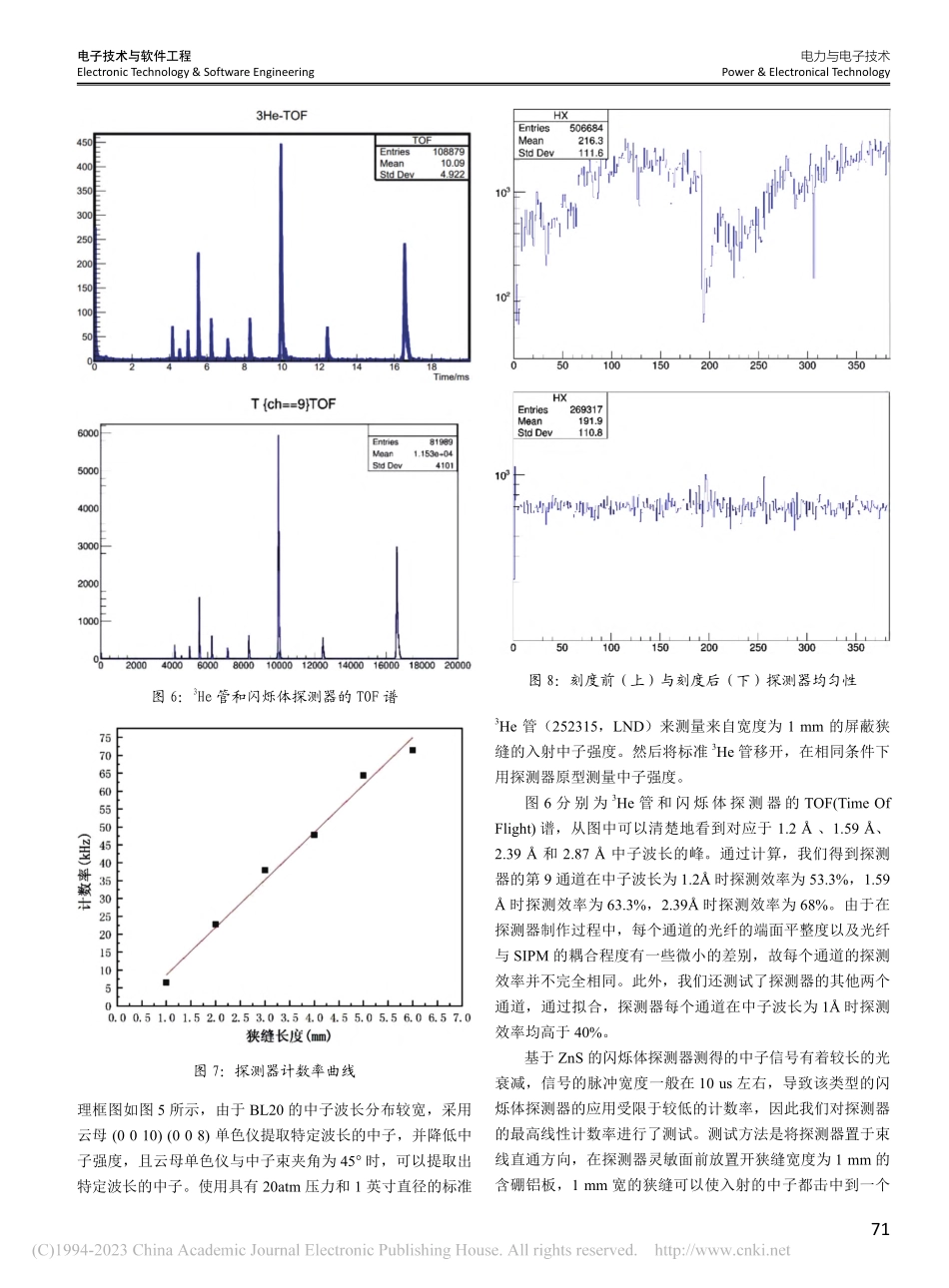 基于硅光电倍增管的闪烁体中子探测器_岳秀萍.pdf_第3页