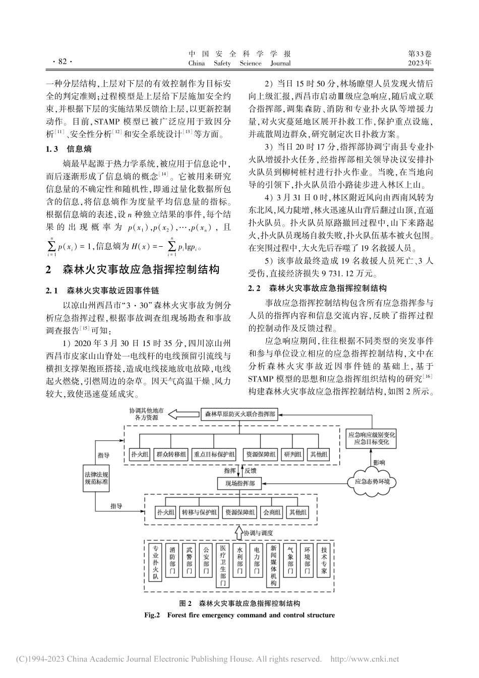 基于信息熵的森林火灾应急指挥信息传递分析_李华.pdf_第3页