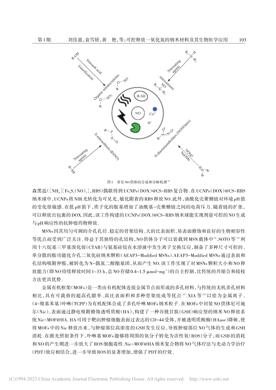 可控释放一氧化氮的纳米材料及其生物医学应用_刘佳惠.pdf_第3页