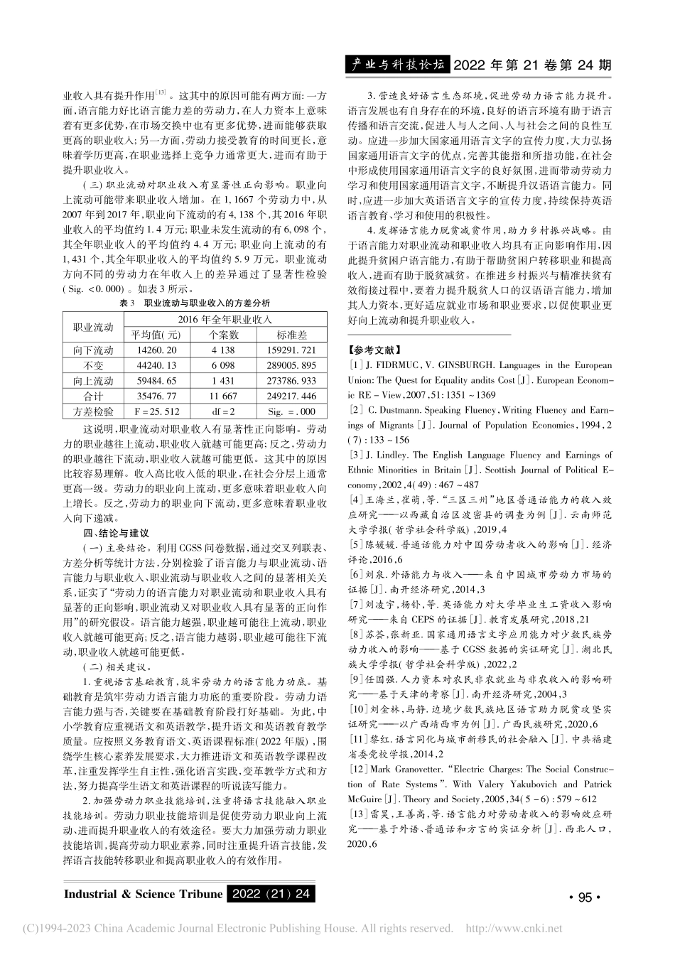 劳动力语言能力对职业流动和...基于CGSS数据的实证研究_韦冬梅.pdf_第3页