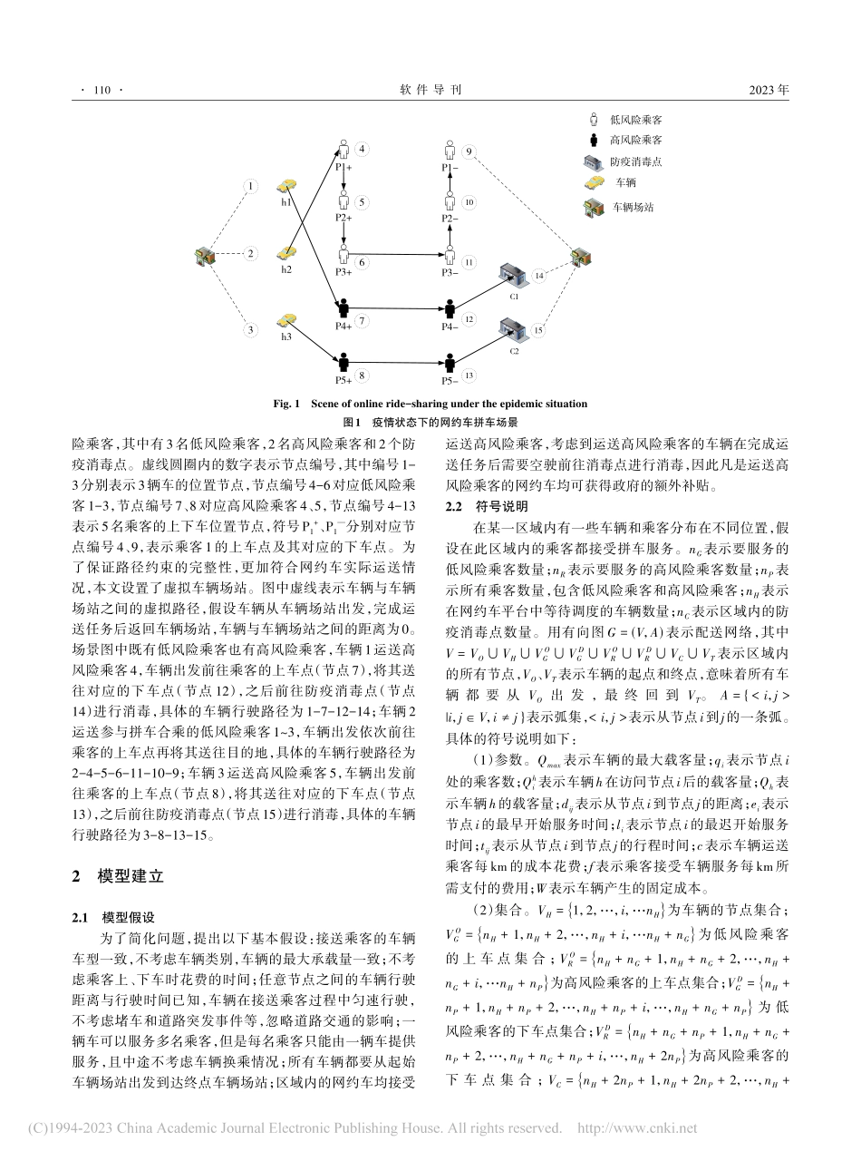 考虑乘客风险等级的网约车拼车调度优化模型_陈静怡.pdf_第3页