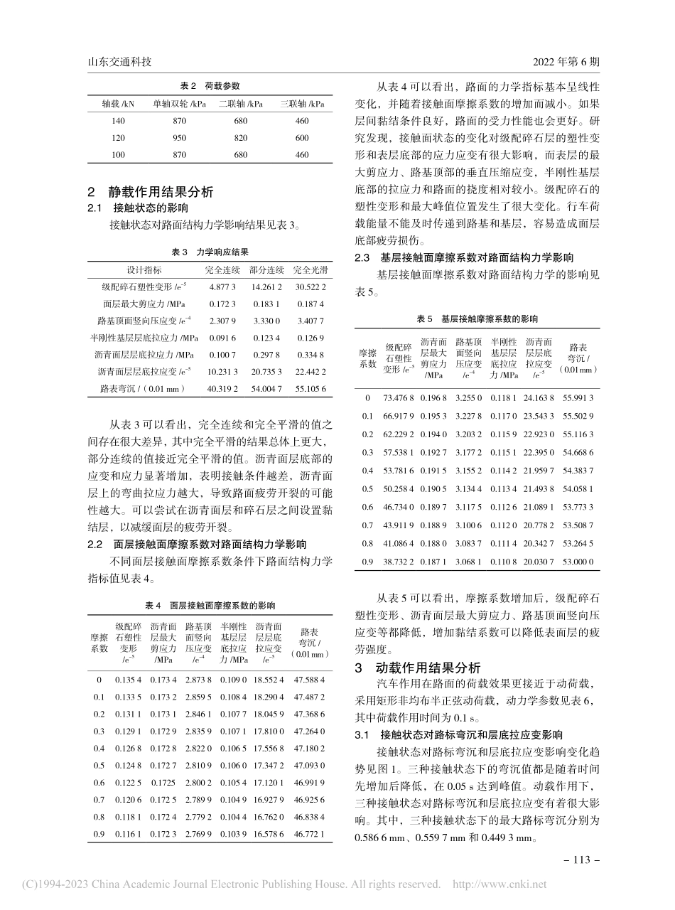 静动载作用下复合式基层沥青路面力学特性_李岩.pdf_第2页