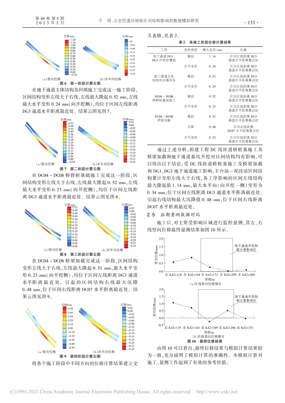 立交匝道对地铁区间结构影响的数值模拟研究_于明.pdf_第3页