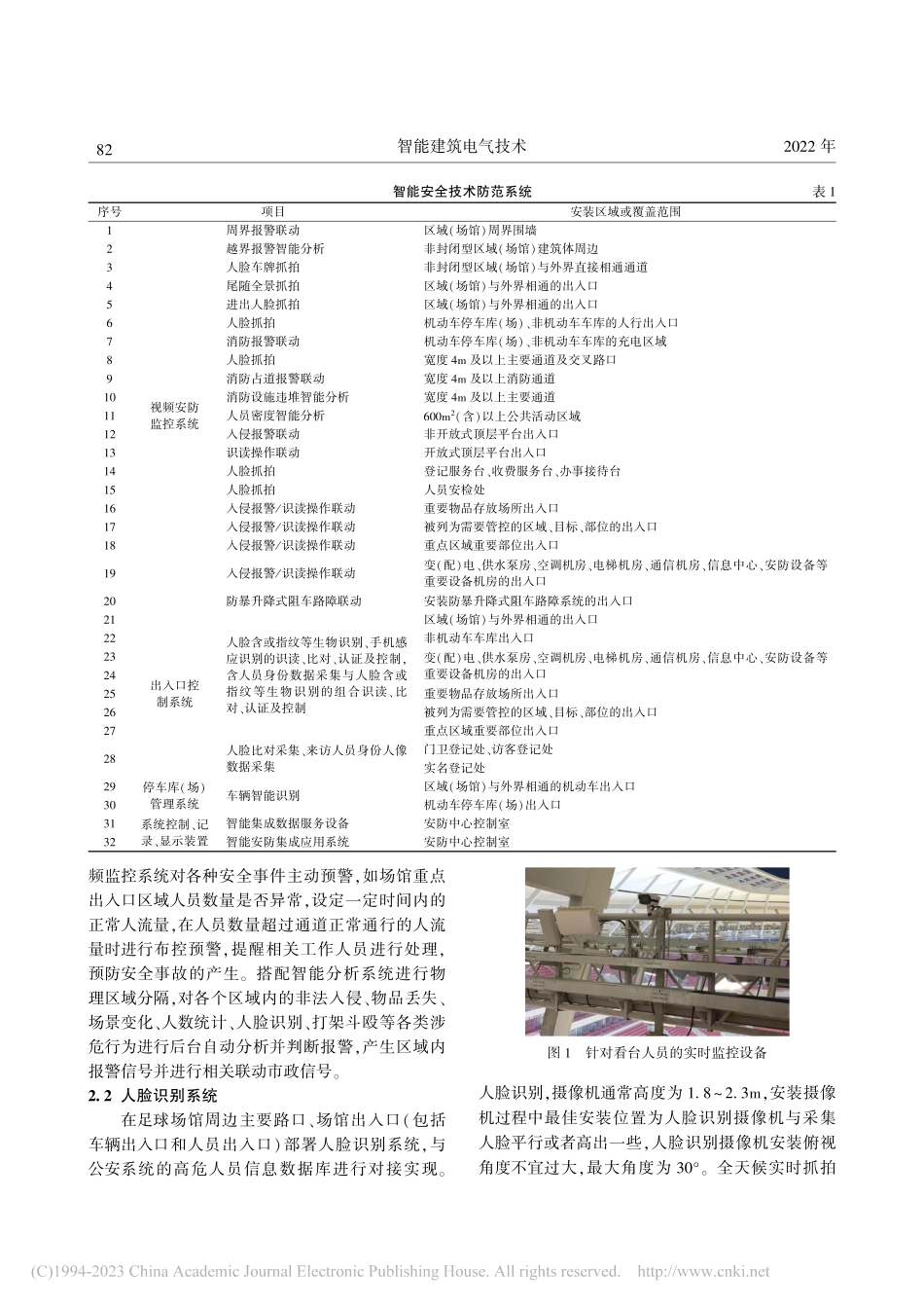某大型足球场的安全防范系统设计分析_朱浩楠.pdf_第2页