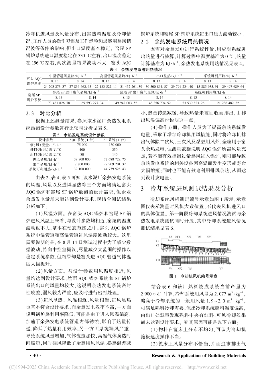 某水泥厂余热发电系统用风测试及分析_刘永明.pdf_第2页