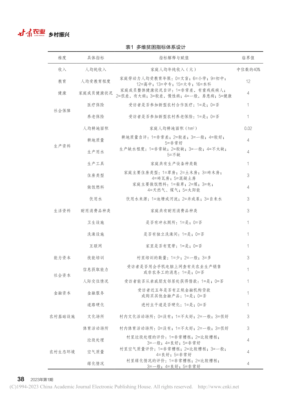 宁夏多维贫困测度及反贫困路...—基于西海固地区的实证调查_李佳慧.pdf_第3页
