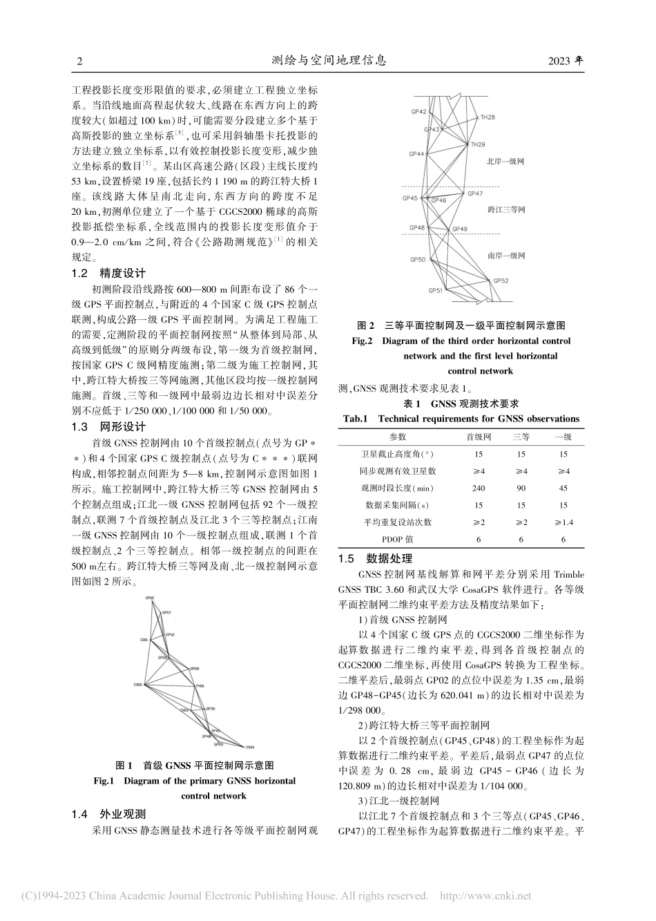 山区高速公路控制测量技术研究_吴迪军.pdf_第2页