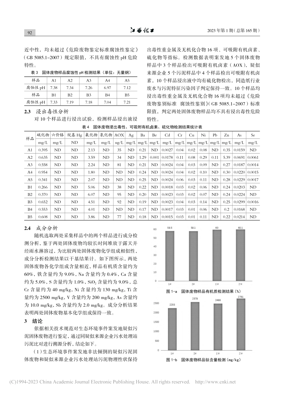 生态环境事件中污泥固体废物...鉴定与危险特性鉴别技术研究_杨昆忠.pdf_第3页