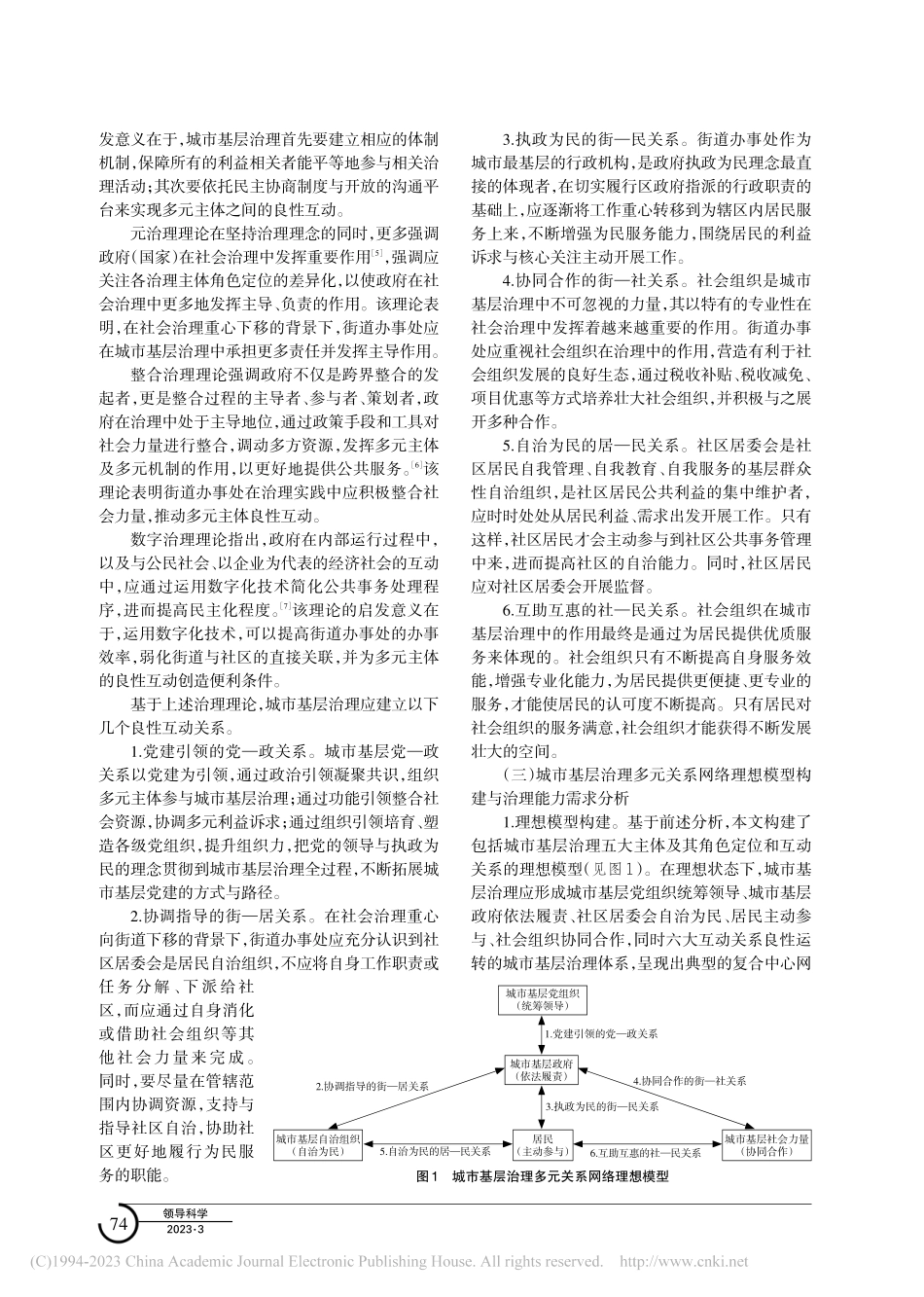 城市基层治理多元关系网络理想模型构建与关键问题研究_梁洪力.pdf_第3页