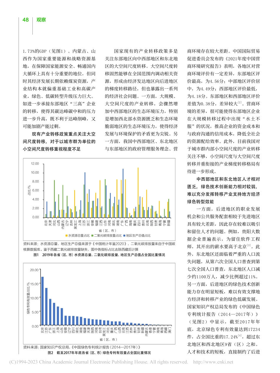 “双碳”目标下我国产业梯度转移面临的问题与对策建议_张卓群.pdf_第2页