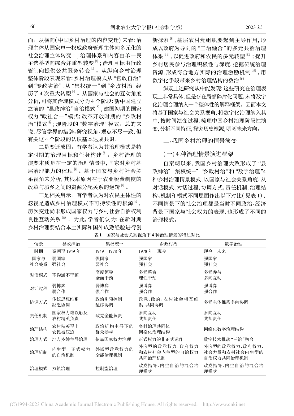 从“绅治”“统合”走向“数治”_乡村治理情景演变审视_孙正.pdf_第2页