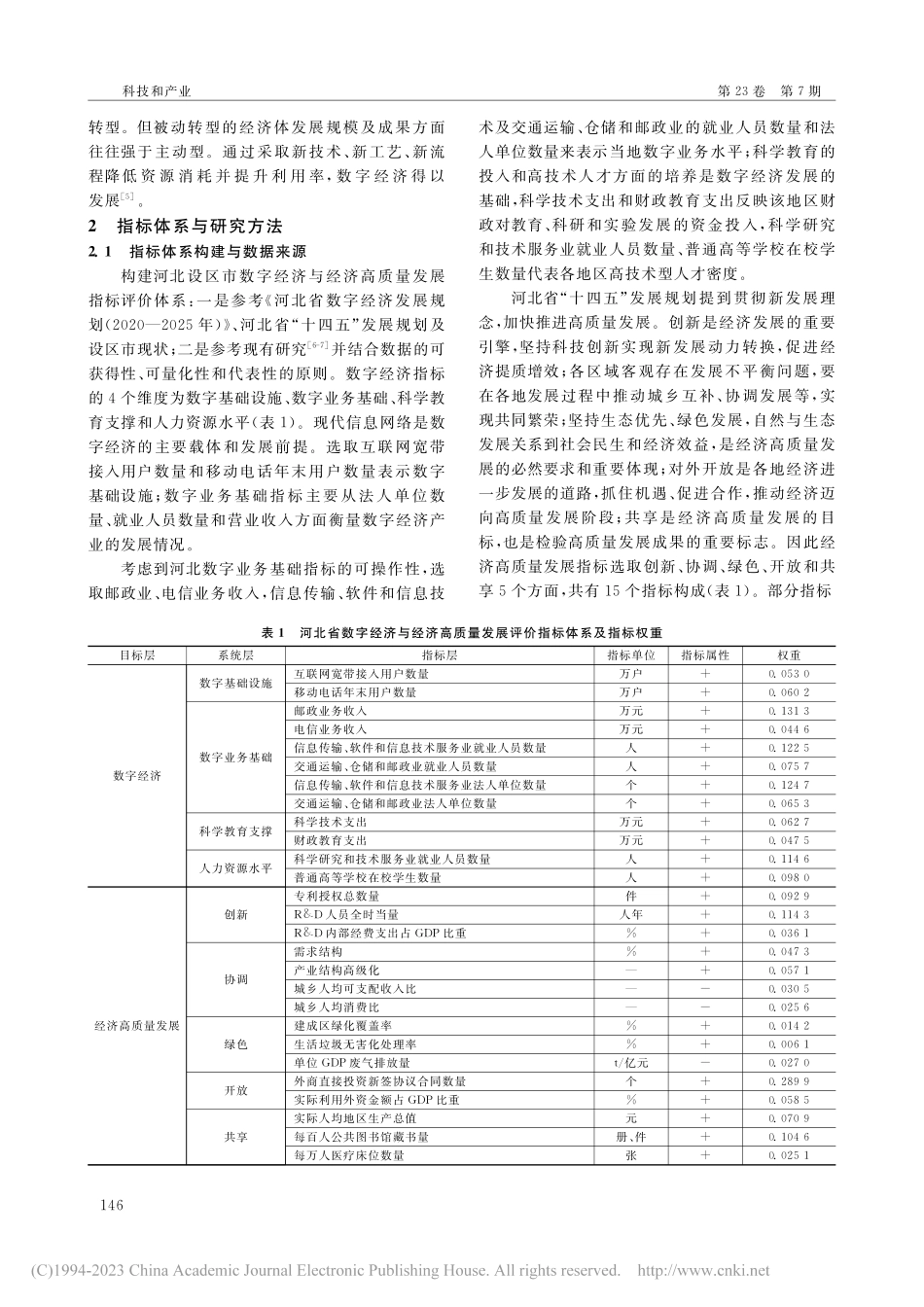 河北省数字经济与经济高质量发展耦合协调分析_梁建英.pdf_第2页