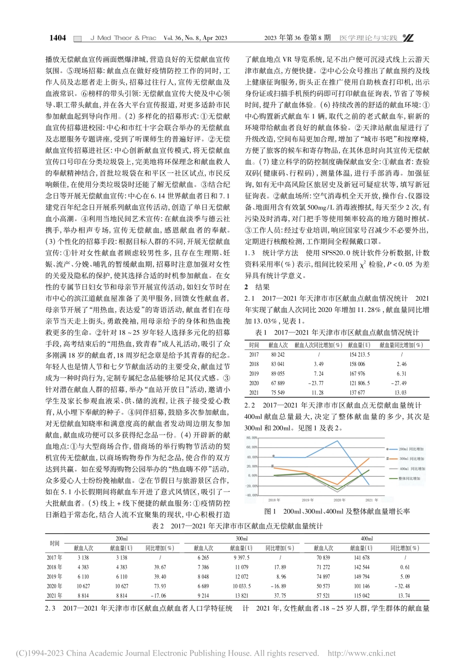 后疫情时代无偿献血招募策略及成效的分析_杨柳.pdf_第2页