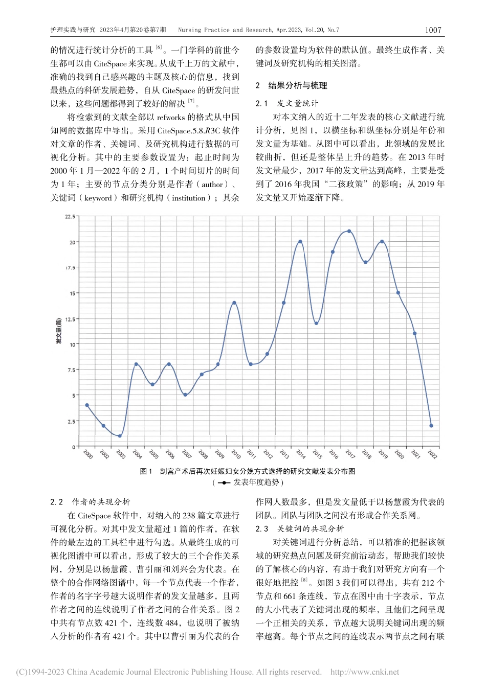 基于CiteSpace的剖...女分娩方式研究的可视化分析_魏钰钰.pdf_第2页