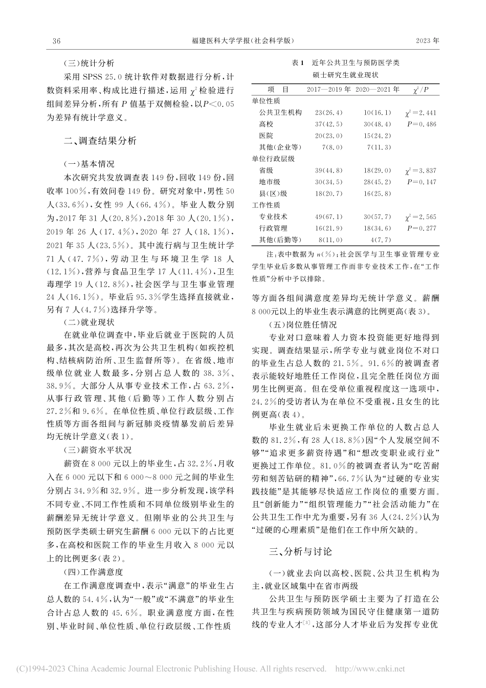 公共卫生与预防医学类硕士研...思考——以福建医科大学为例_张洁.pdf_第2页