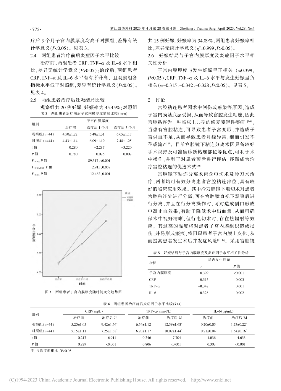 宫腔镜下电切术与冷刀术治疗宫腔粘连的临床效果观察_胡芝仙.pdf_第3页