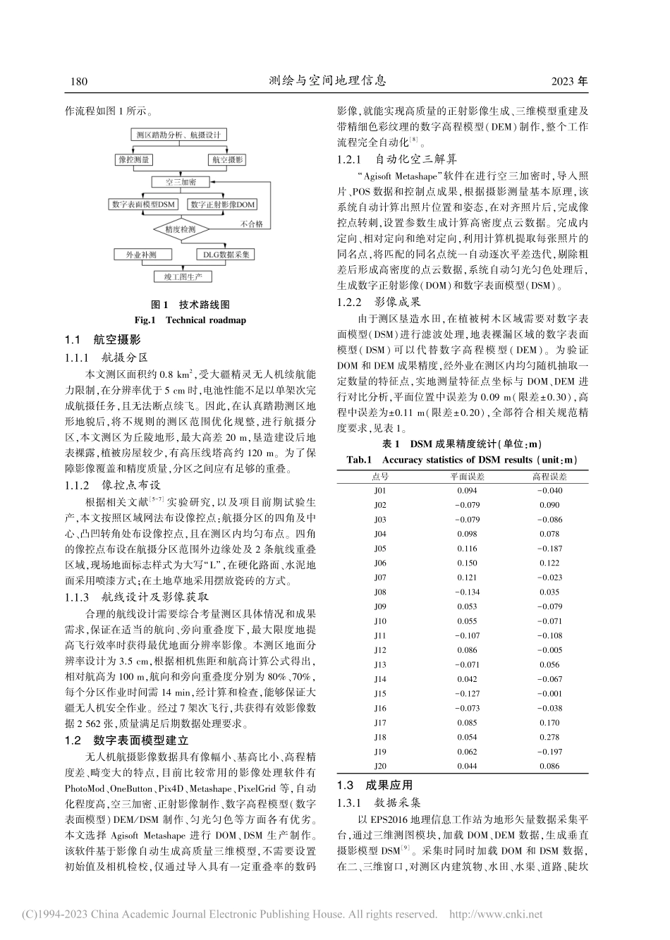 大疆无人机在垦造水田竣工验收项目中的应用_郑哲瀚.pdf_第2页