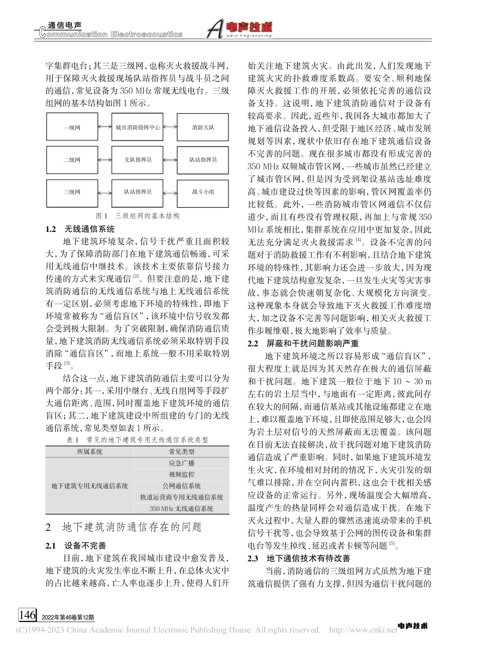 地下建筑消防通信优化研究_郭剑.pdf_第2页