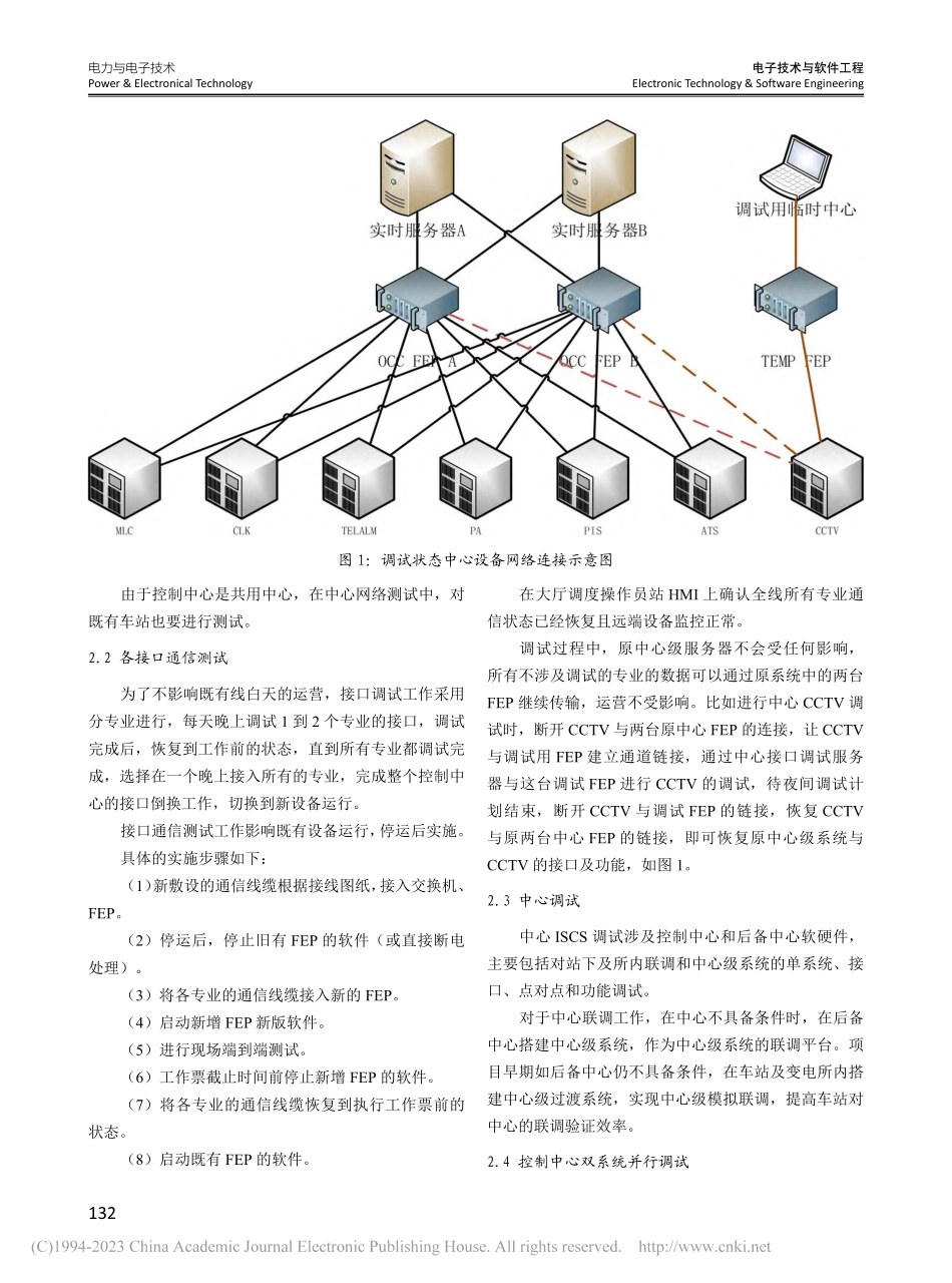 地铁运营线综合监控系统升级改造技术研究_高阳.pdf_第2页