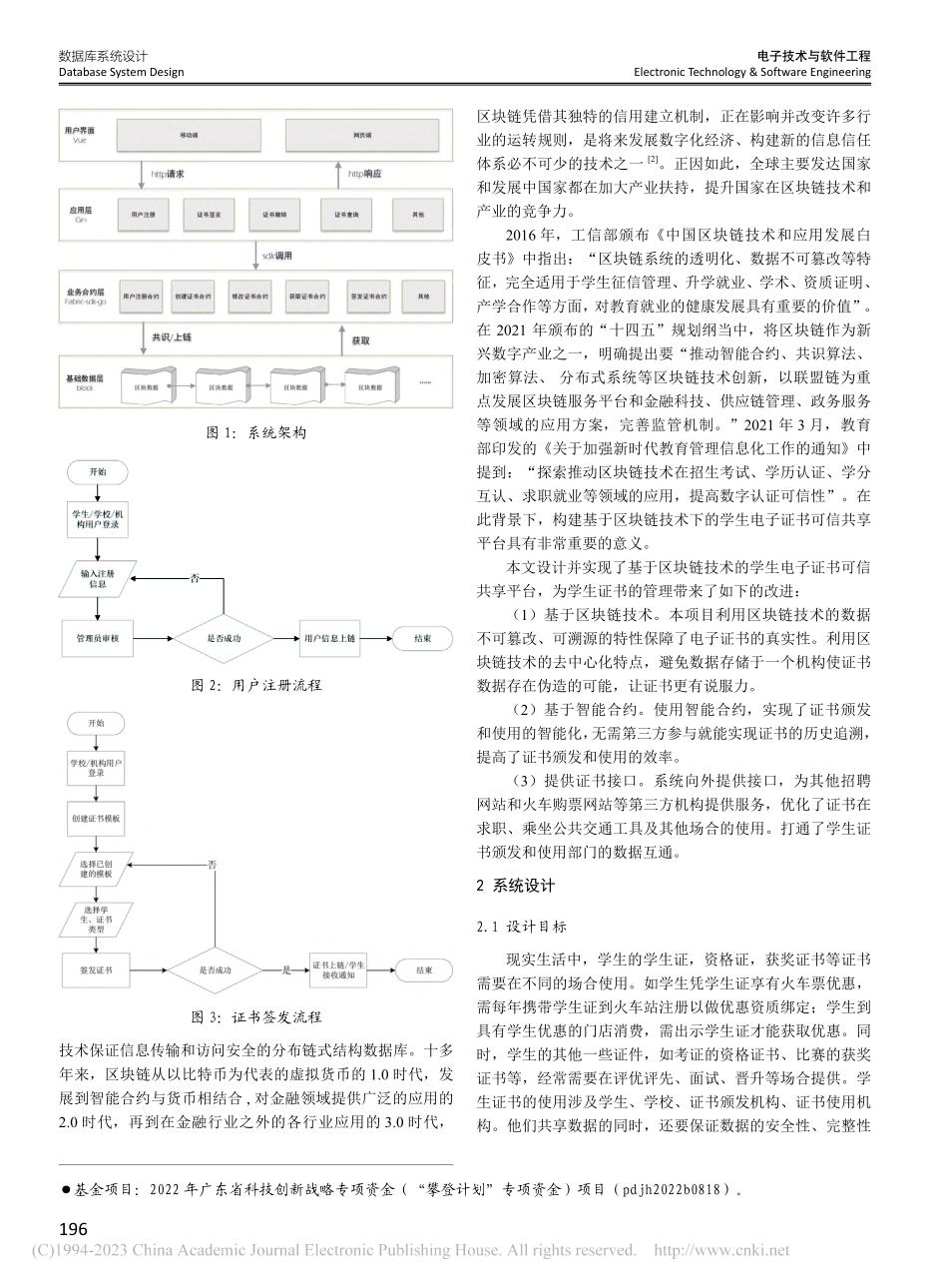 基于区块链的学生电子证书可信共享平台的研究与实现_蔡雪莲.pdf_第2页