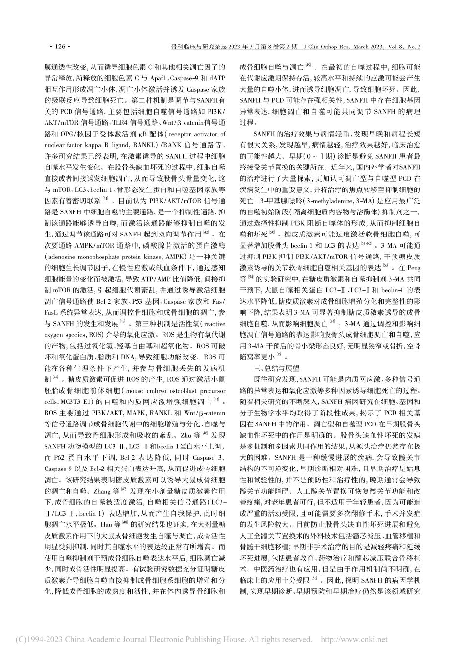 程序性细胞死亡对激素性股骨头缺血性坏死的影响_高海利.pdf_第3页