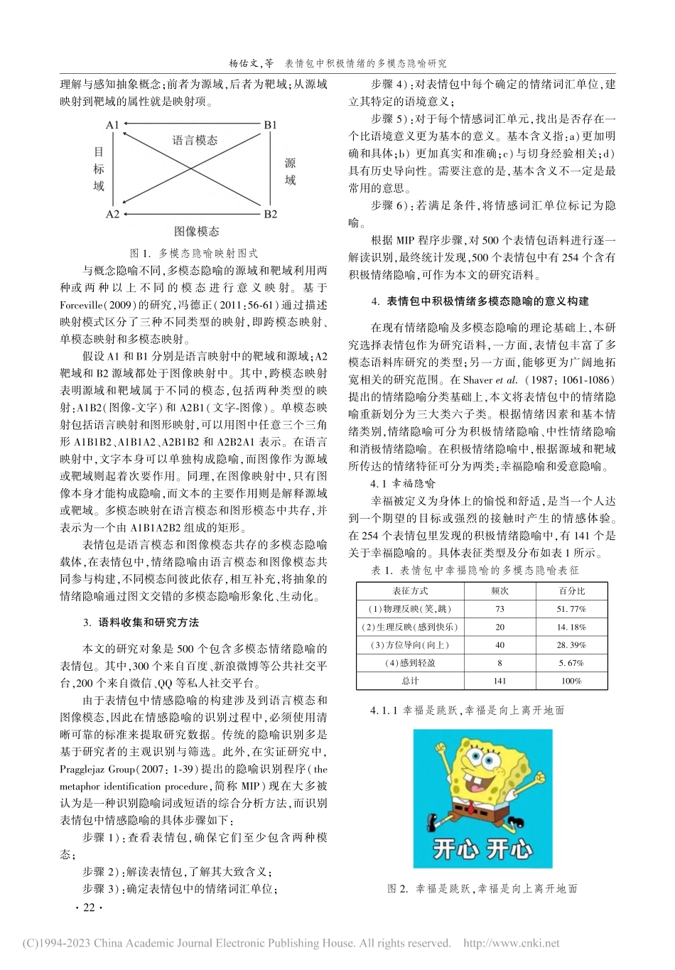 表情包中积极情绪的多模态隐喻研究_杨佑文.pdf_第2页