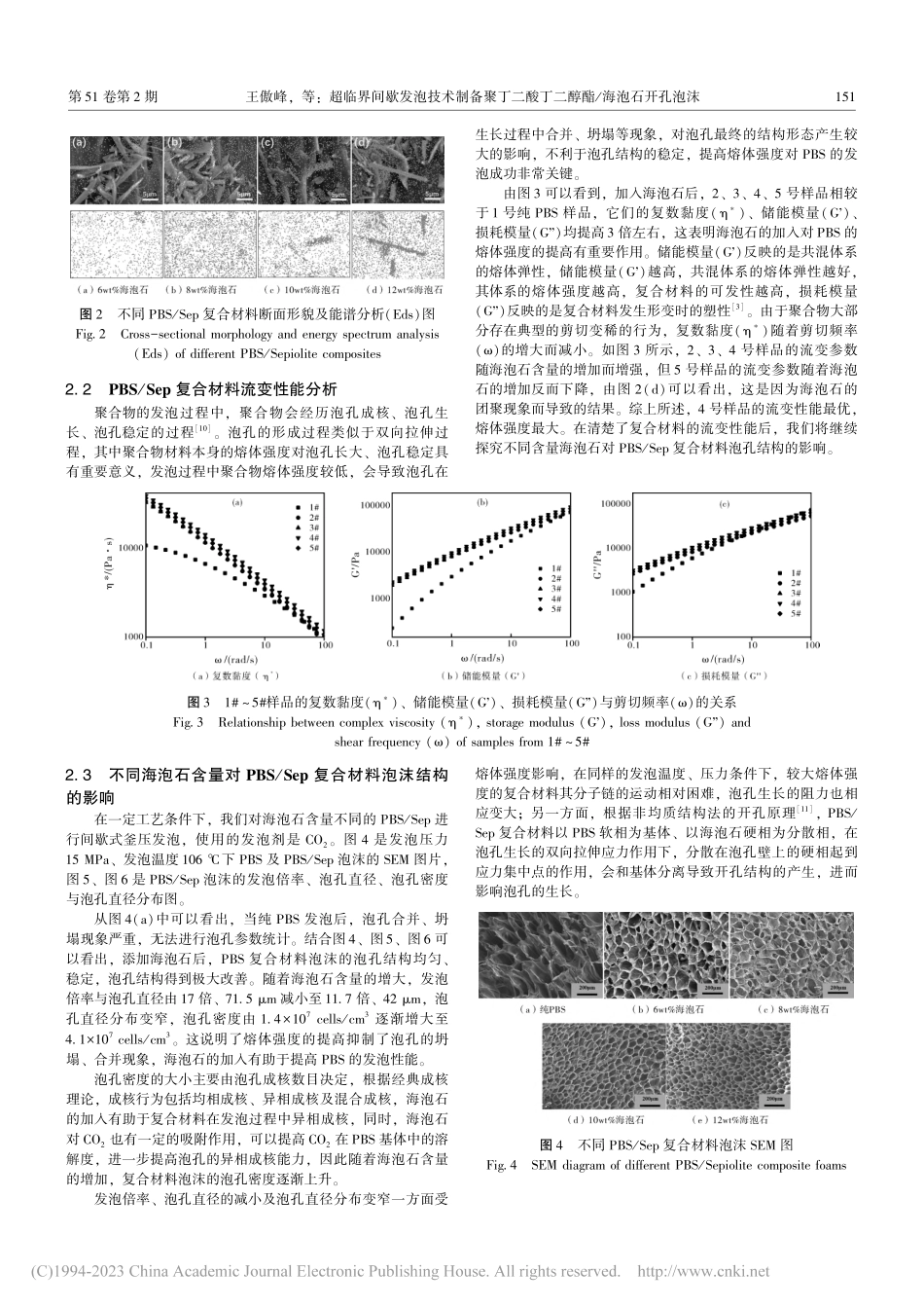 超临界间歇发泡技术制备聚丁...酸丁二醇酯_海泡石开孔泡沫_王傲峰.pdf_第3页
