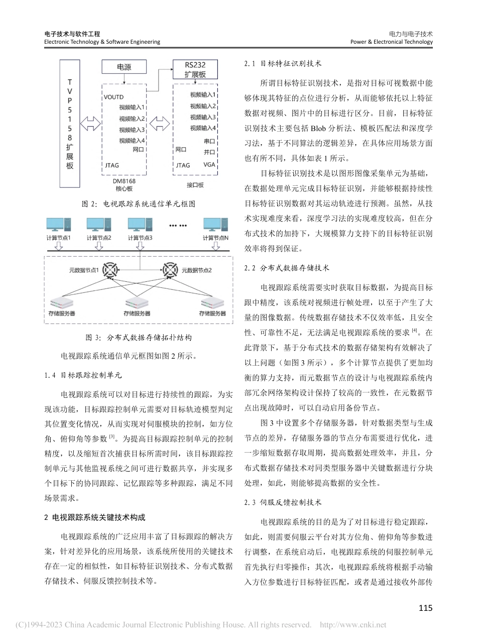 电视跟踪系统技术分析及常见故障_魏兆权.pdf_第2页