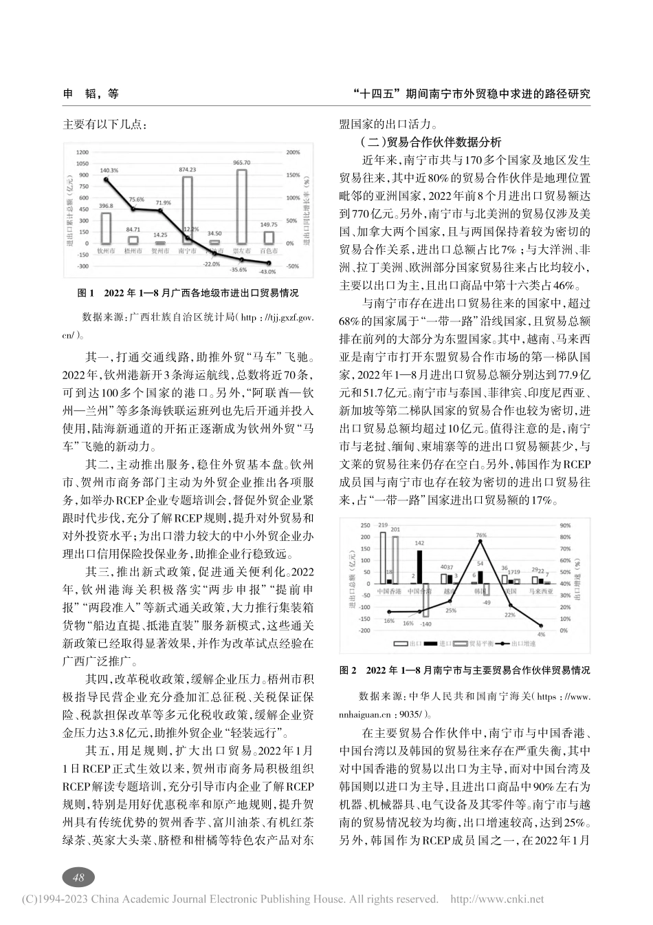 “十四五”期间南宁市外贸稳中求进的路径研究_申韬.pdf_第2页