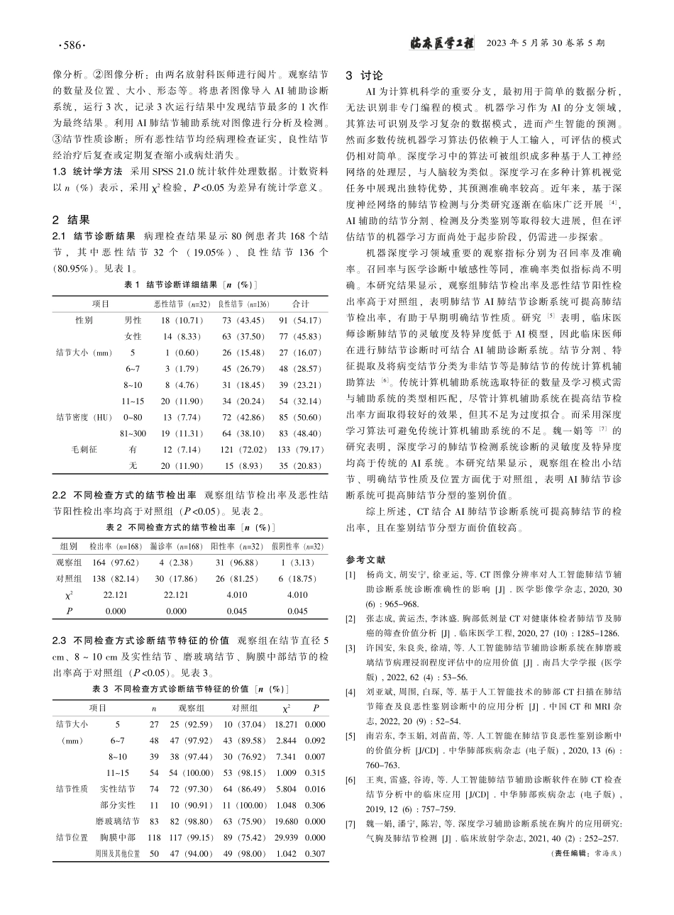 CT结合AI肺结节诊断系统...结节诊断及分型鉴别中的应用_徐珂.pdf_第2页