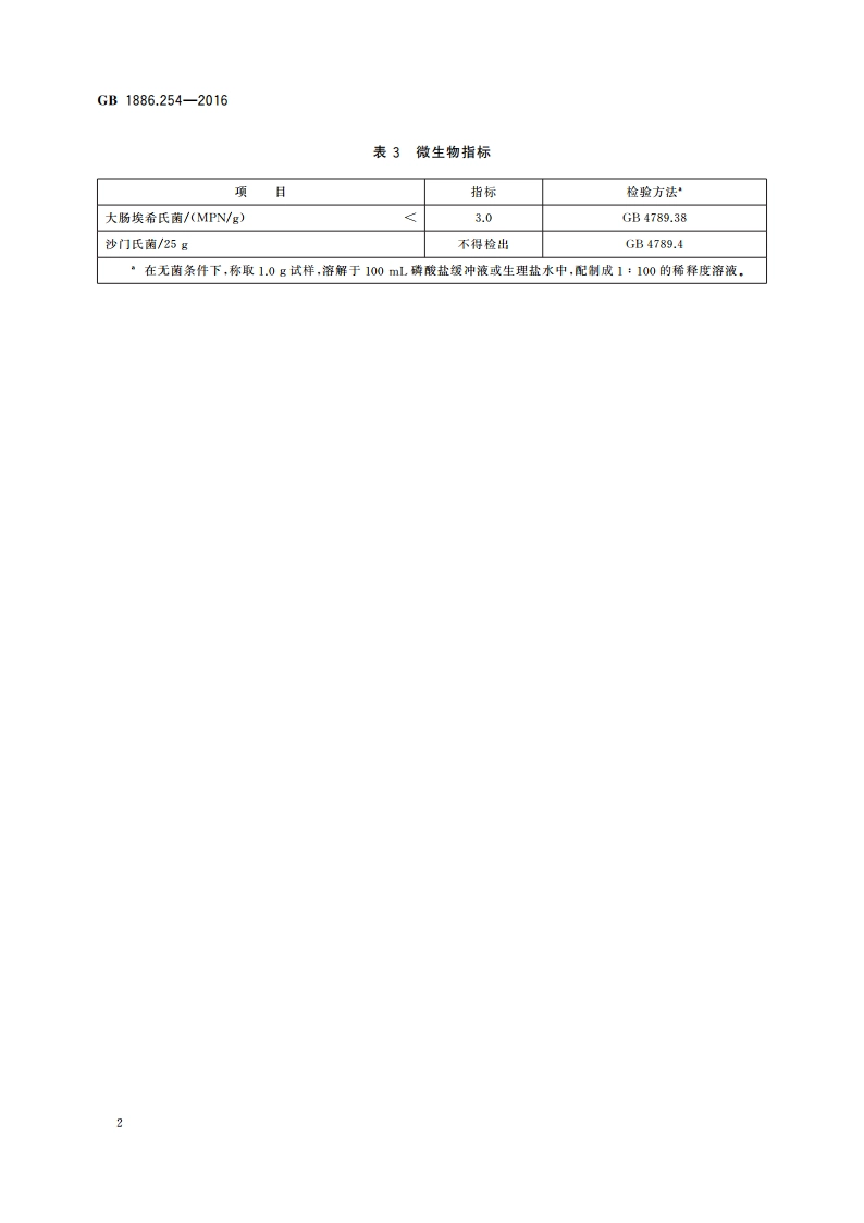 食品安全国家标准 食品添加剂 刺梧桐胶 GB 1886.254-2016.pdf_第3页