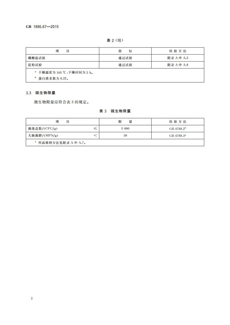 食品安全国家标准 食品添加剂 皂荚糖胶 GB 1886.67-2015.pdf_第3页