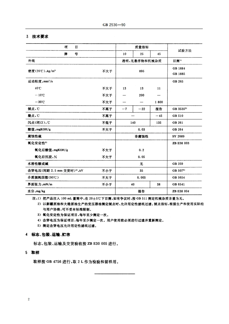 变压器油 GB 2536-1990.pdf_第3页
