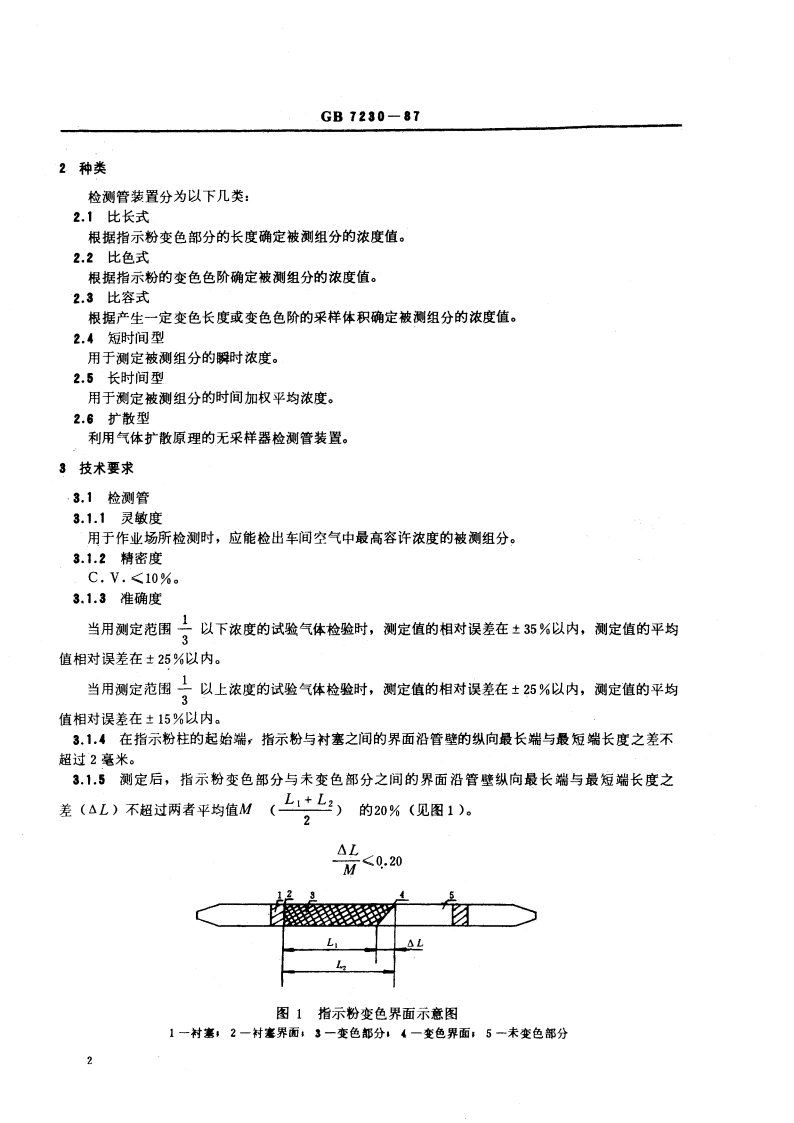 气体检测管装置 GB 7230-1987.pdf_第3页