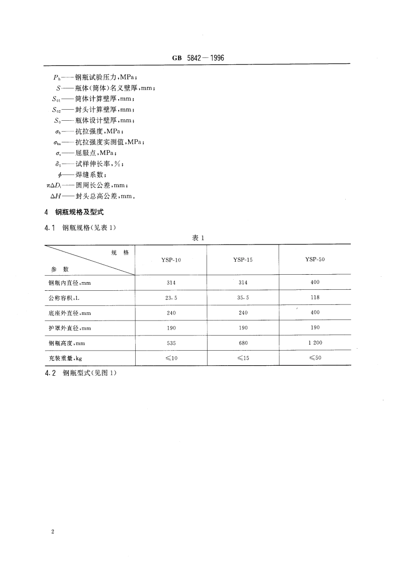 液化石油气钢瓶 GB 5842-1996.pdf_第3页