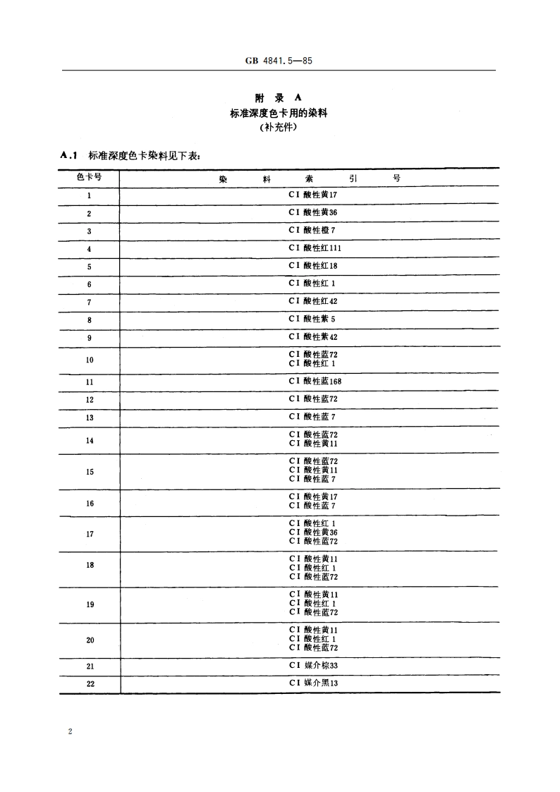 16 染料染色标准深度色卡 GBT 4841.5-1985.pdf_第3页
