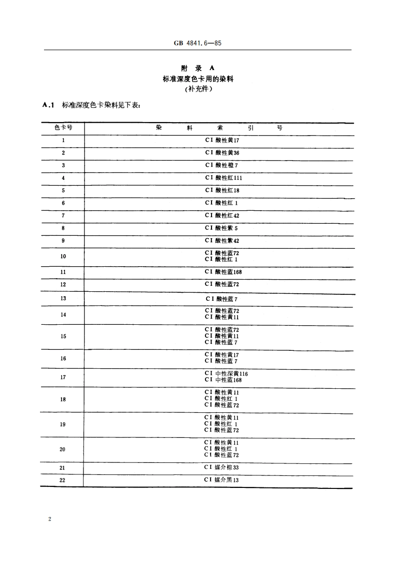 112 染料染色标准深度色卡 GBT 4841.6-1985.pdf_第3页