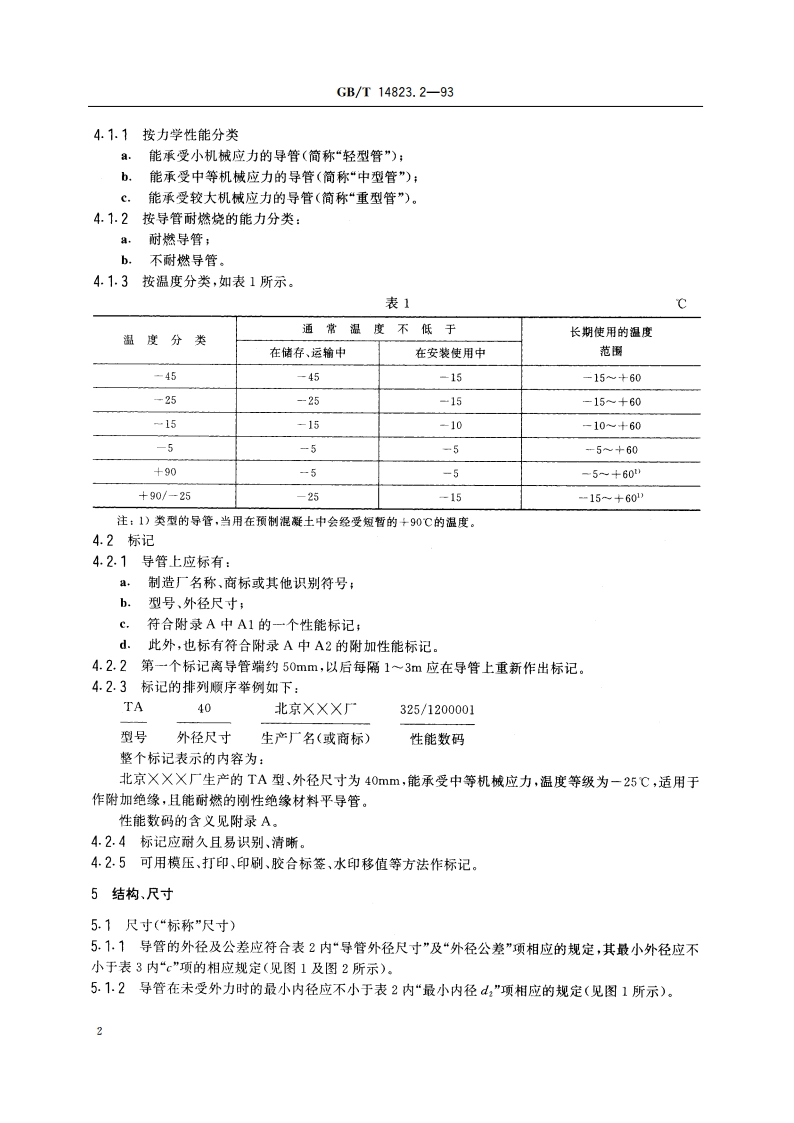 电气安装用导管 特殊要求——刚性绝缘材料平导管 GBT 14823.2-1993.pdf_第3页