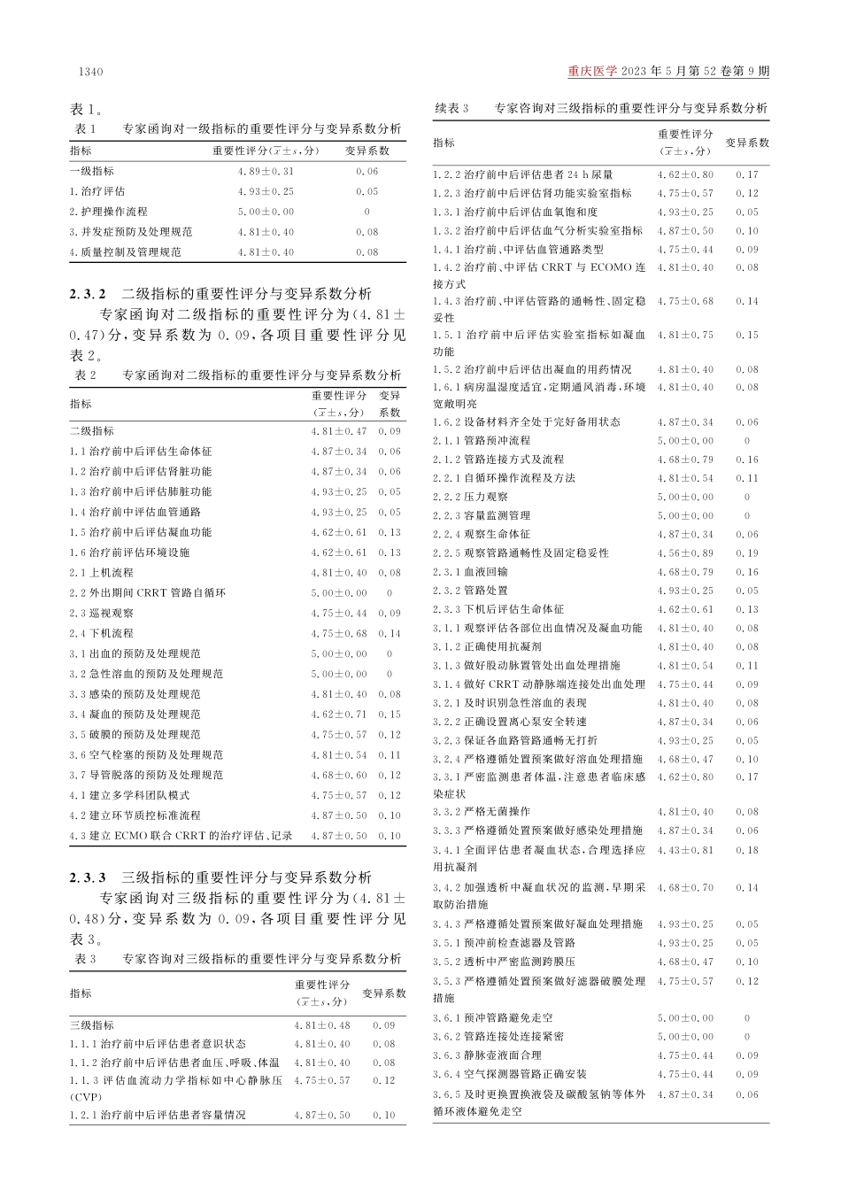 ECMO联合CRRT体外循...管路的三级指标规范体系构建_傅丽华.pdf_第3页