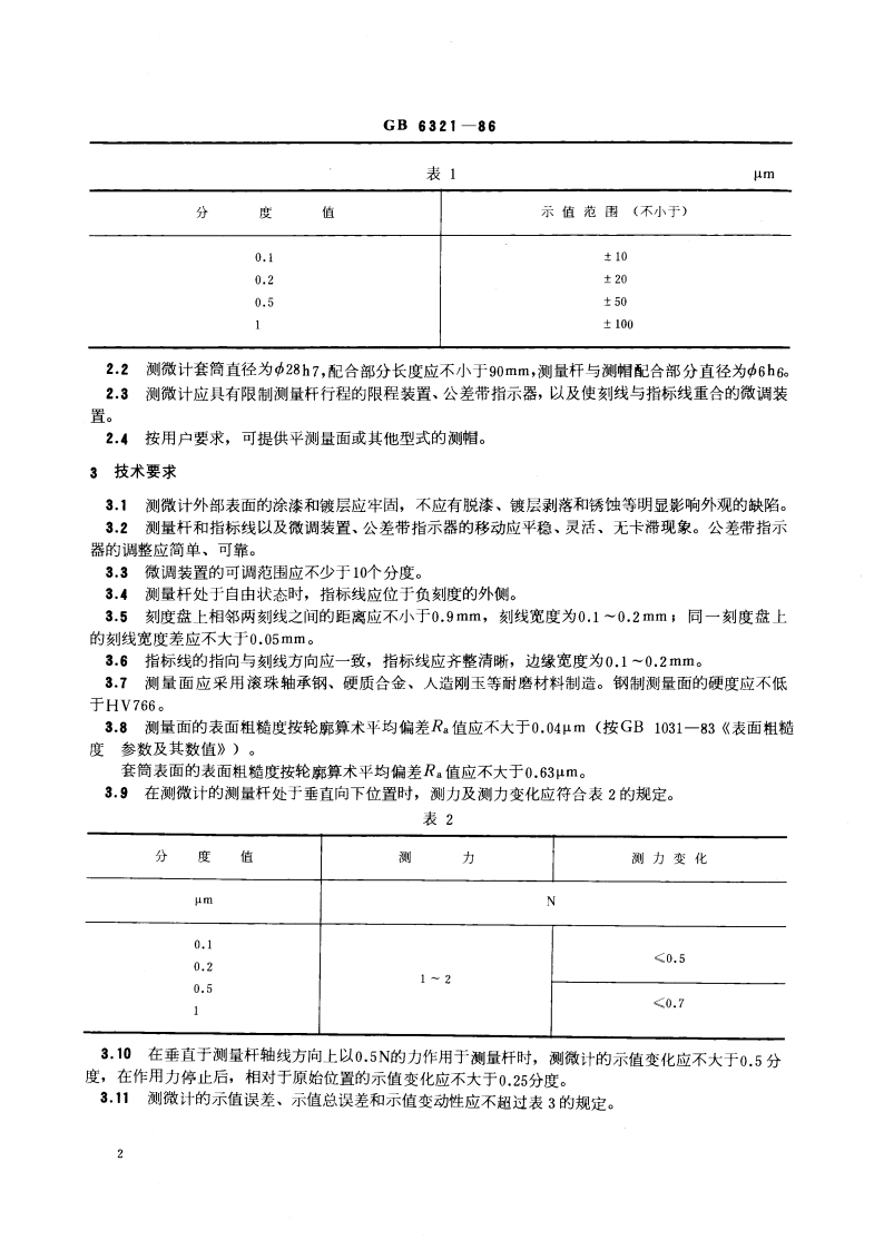 光学扭簧测微计 GBT 6321-1986.pdf_第3页