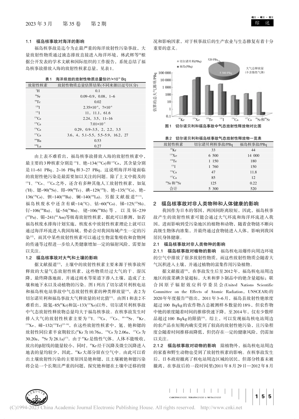 福岛核事故后的国内外放射生态学研究进展_梁宸卿.pdf_第2页