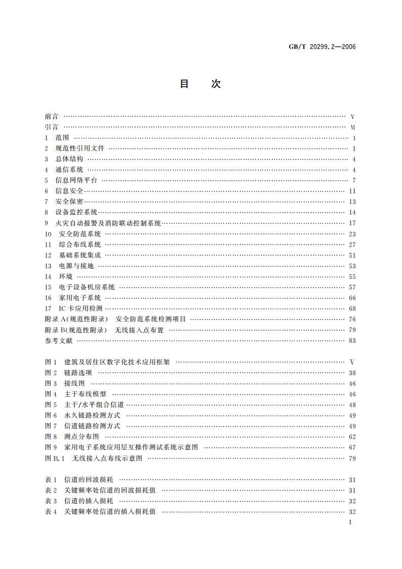 建筑及居住区数字化技术应用 第2部分：检测验收 GBT 20299.2-2006.pdf_第2页