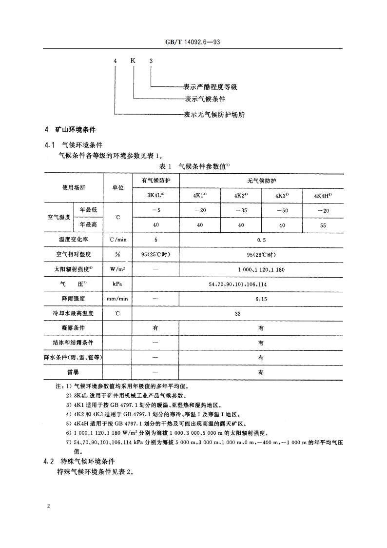 机械产品环境条件 矿山 GBT 14092.6-1993.pdf_第3页